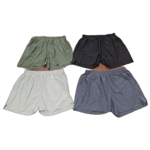 Lot of 4 pair Mier Men's Athletic Workout Shorts Size XL  5" inseam - Picture 1 of 2